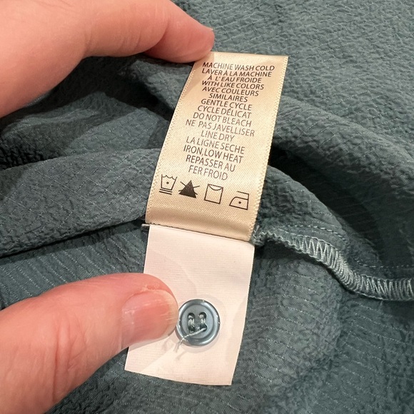 Max Studio Blouse | Medium | Teal - Picture 7 of 9